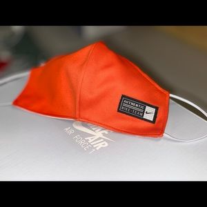Orange Nike Face Mask
